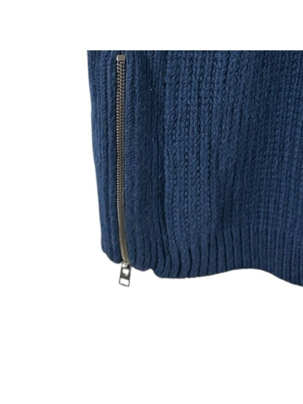Athleta Borealis Cowl Neck Chunky Wool Knit Side Zip Sweater Size XL - Picture 6 of 9